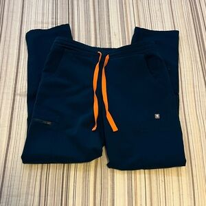 FIGS Straight Leg Scrub Pants Deep Reef XXS/P